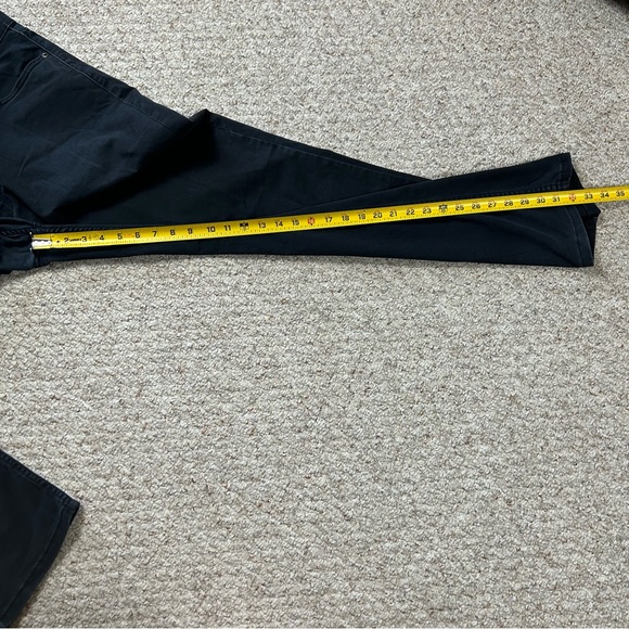 Levi's 511 All Weather Tech Straight Jeans Mens 38x32 W38 L32 Black Denim Faded - Picture 10 of 13